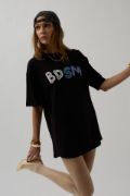 Sırt Ve Ön Baskılı Oversize T-Shirt resmi